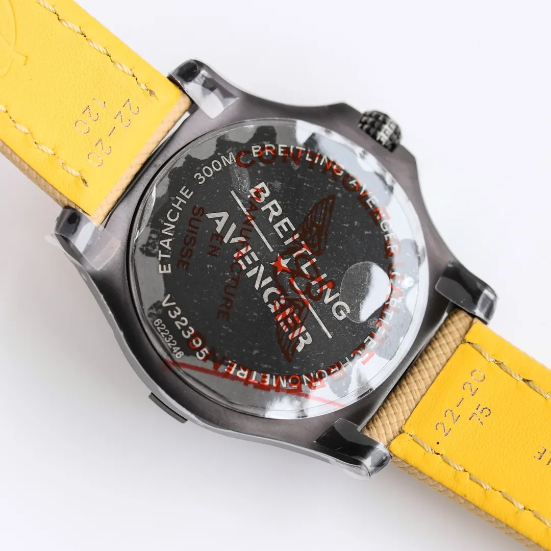 GF Factory Breitling Avenger GMT 45 Night Mission Black – Super Clone Watch SmoothTexture 5602