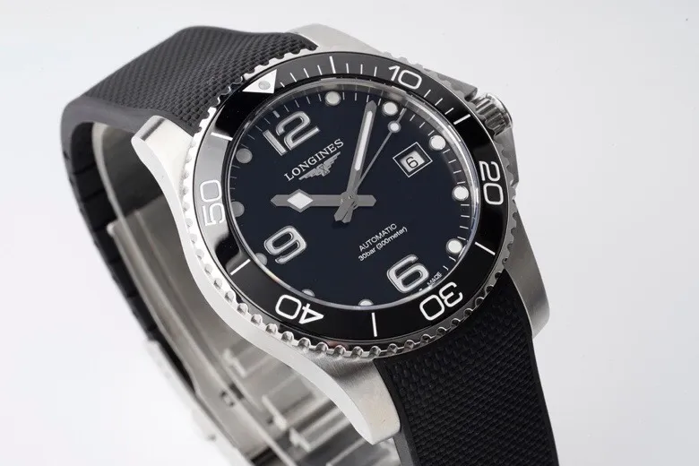 ModernLook GK Factory Longines Conquest Black Dial Rubber Strap – Best Super Clone Watch 5656