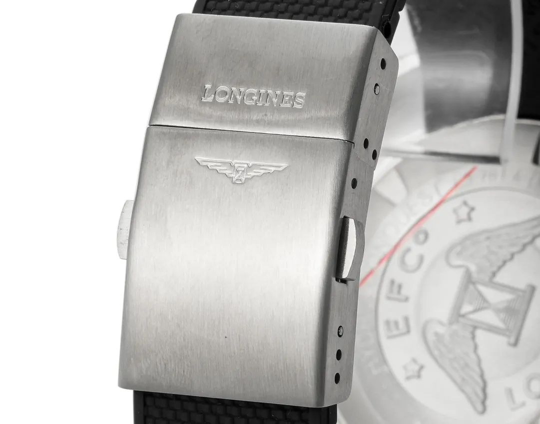 WaterResistant GK Factory Longines Conquest Black Dial Rubber Strap – Super Clone Watch 5667
