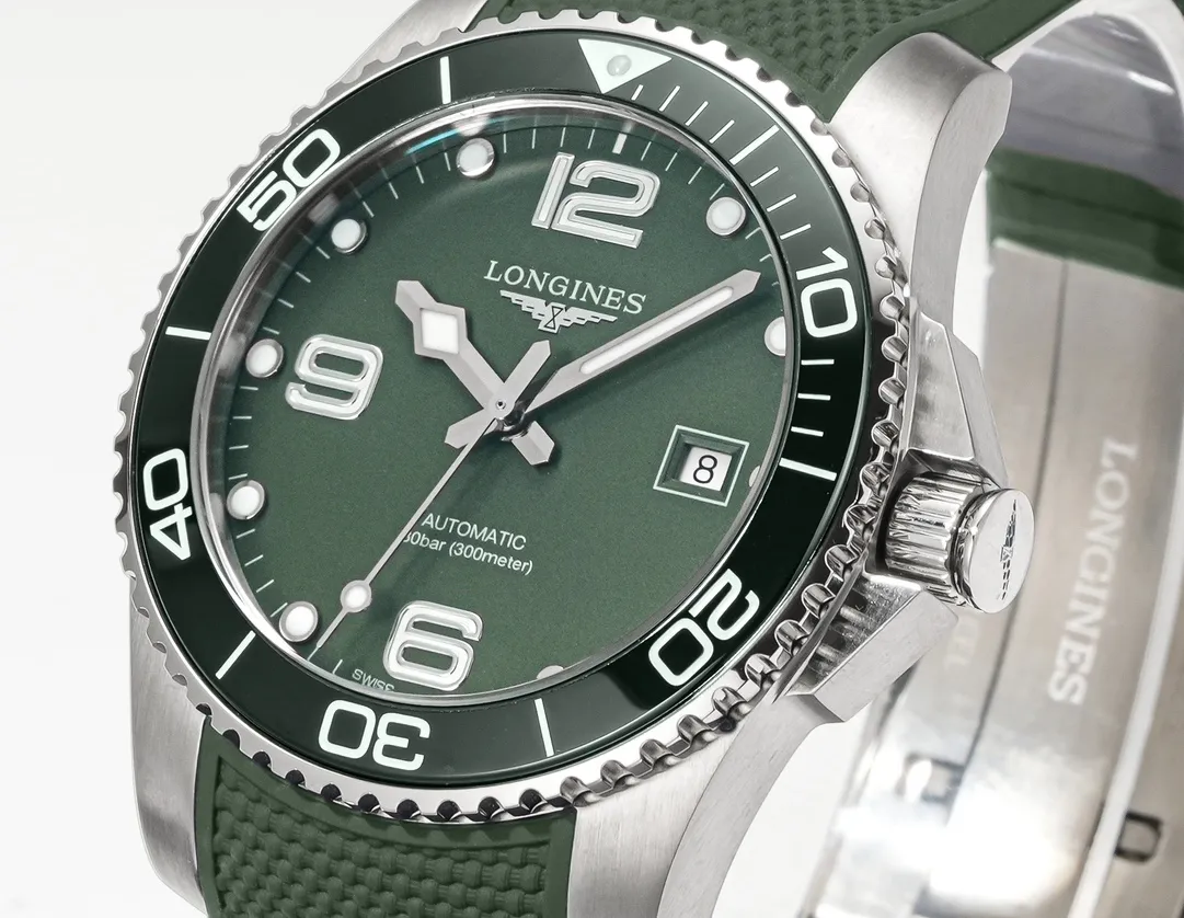 Timeless GK Factory Longines Conquest Green Dial Steel Watch – Best Replica Watches 5662