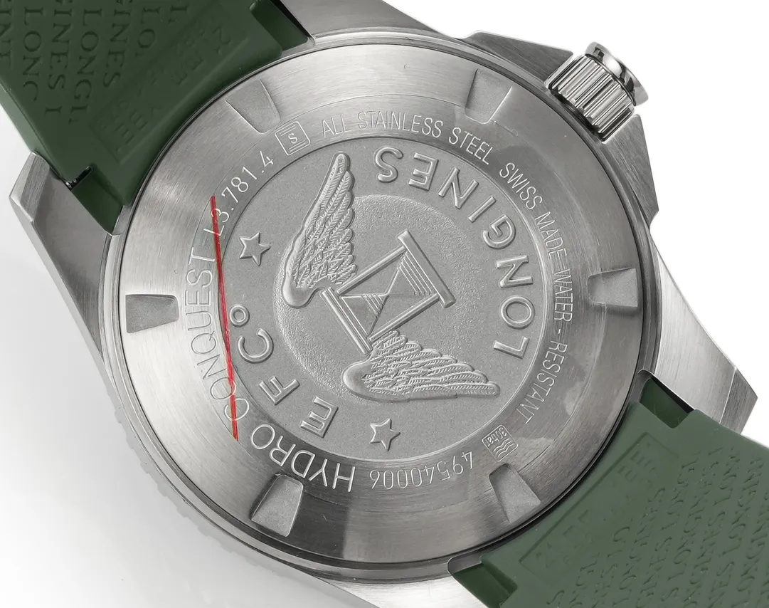 Timeless GK Factory Longines Conquest Green Dial Steel Watch – Best Replica Watches 5662