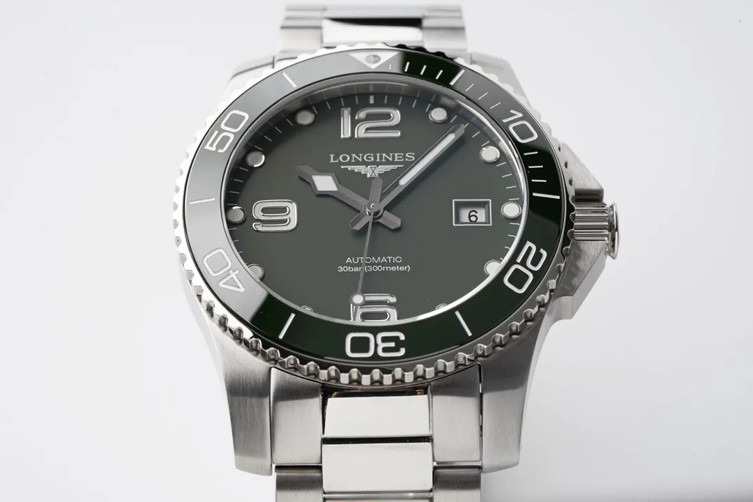 Vibrant GK Factory Longines Conquest Green Dial Steel Watch – Super Clone Watch 5660