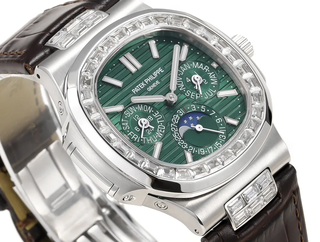 Upgraded GR Factory Patek Philippe Nautilus 5740 Green Super Clone Replica Watch 5702