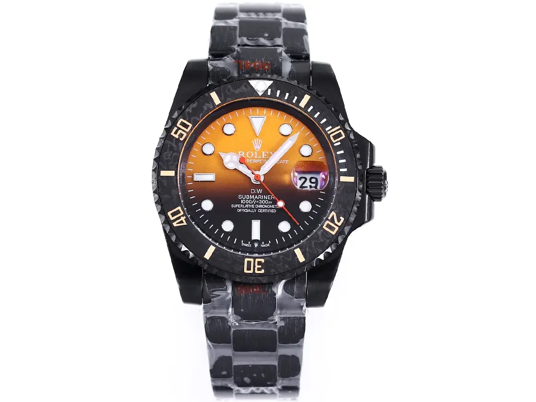 VS Factory Rolex Submariner PARAKEET – Custom Gradient Green Dial, Black Carbon Fiber Bezel, 904L Steel VSF Luxury Watch from VSF Watches SportInspired 4457