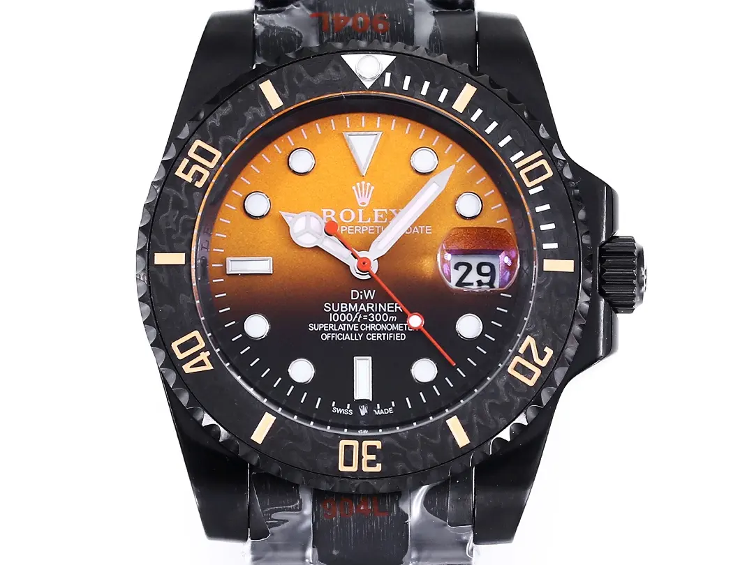 VS Factory Rolex Submariner PARAKEET – Custom Gradient Green Dial, Black Carbon Fiber Bezel, 904L Steel VSF Luxury Watch from VSF Watches SportInspired 4457