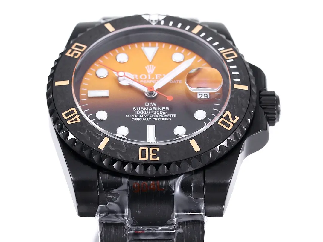 VS Factory Rolex Submariner PARAKEET – Custom Gradient Green Dial, Black Carbon Fiber Bezel, 904L Steel VSF Luxury Watch from VSF Watches SportInspired 4457