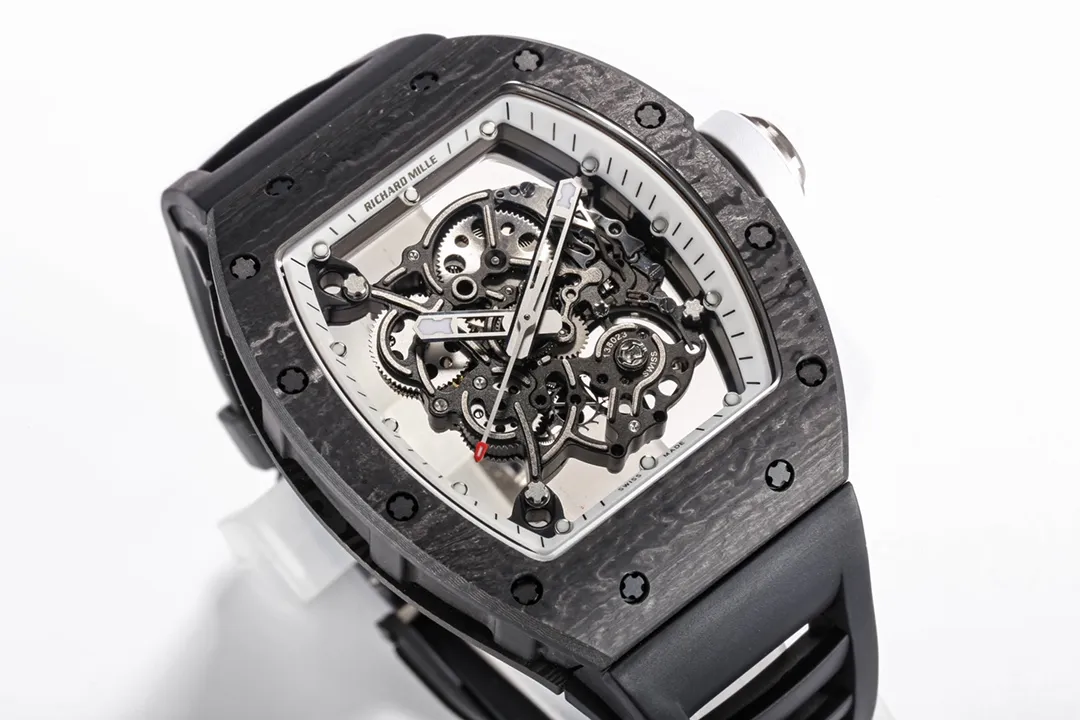 JB Factory Richard Mille RM055 NTPT Carbon Black Super Clone Luxury Watch OnTrend 5947