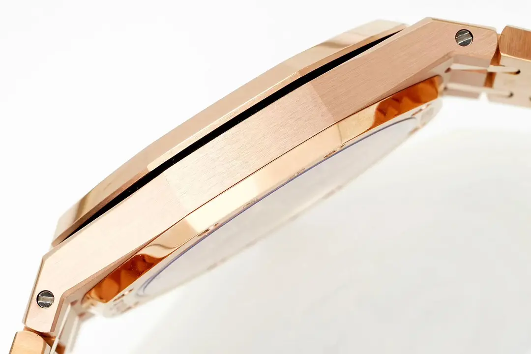 Durable JF Factory Audemars Piguet Royal Oak 15202 Rose Gold Super Clone Replica Watch 6151