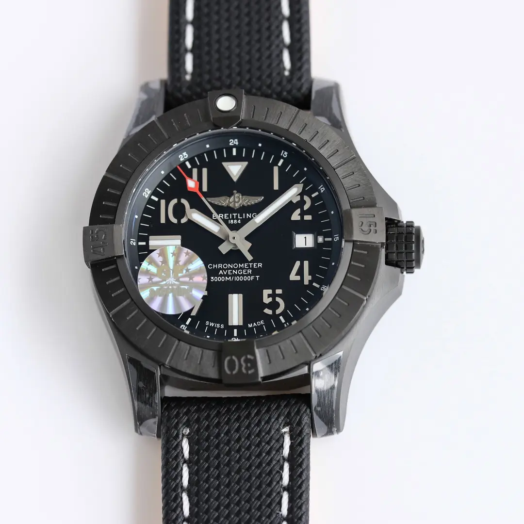 JF Factory Breitling Avenger Automatic 45 Seawolf Black – Super Clone Watch Original 2318