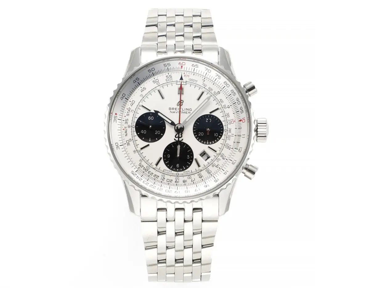 JF Factory Breitling Navitimer 1 B01 Chronograph Silver – Super Clone Watch Youthful 6073