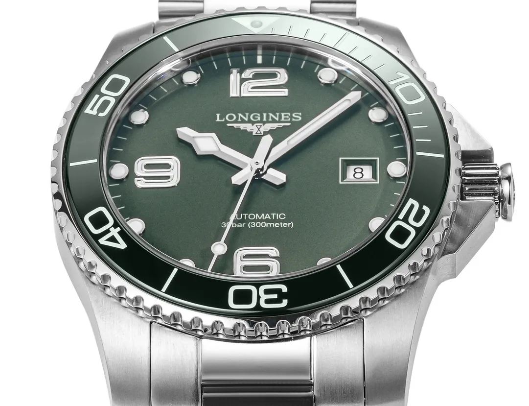 JF Factory Longines Conquest Green Dial Steel Watch –  Super Clone Design Reliable 4006