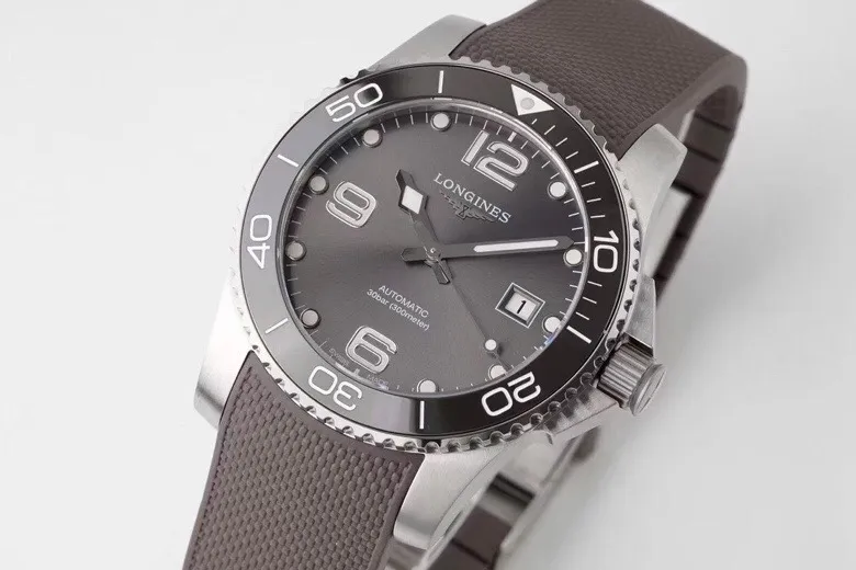 OdorResistant JF Factory Longines Conquest Grey Dial Rubber Strap – Best Super Clone Watch 3934