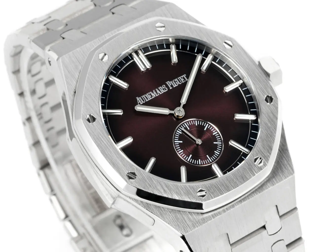 FashionForward JH Factory Audemars Piguet Royal Oak 26591IP Burgundy Steel Super Clone Watch 1757