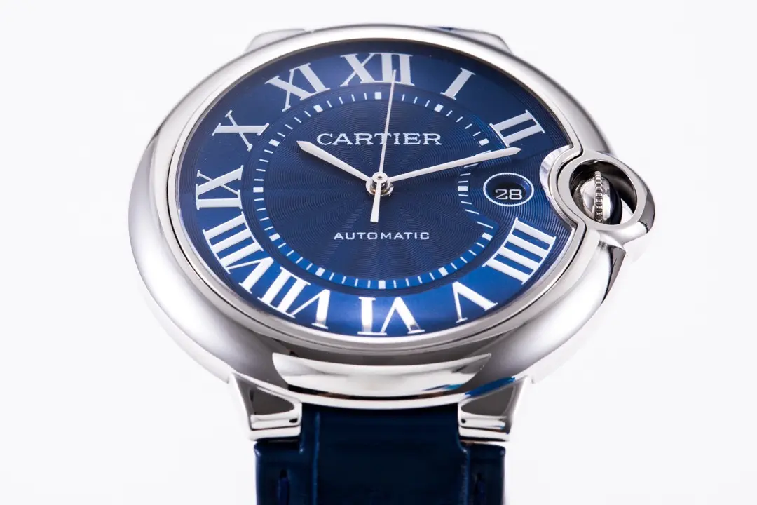 3K Factory Cartier Ballon Bleu 42mm Blue Leather Watch – Top Quality Replica Watch Unique 5161