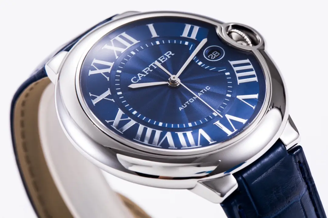 3K Factory Cartier Ballon Bleu 42mm Blue Leather Watch – Top Quality Replica Watch Unique 5161