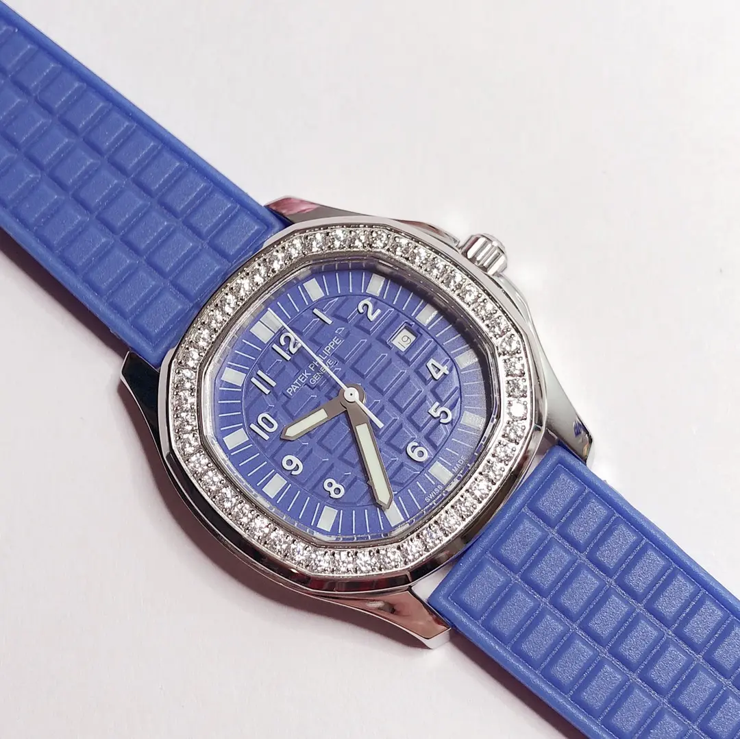 KM Factory Patek Philippe Aquanaut Quartz Blue Super Clone Replica Watch NewStyle 6437