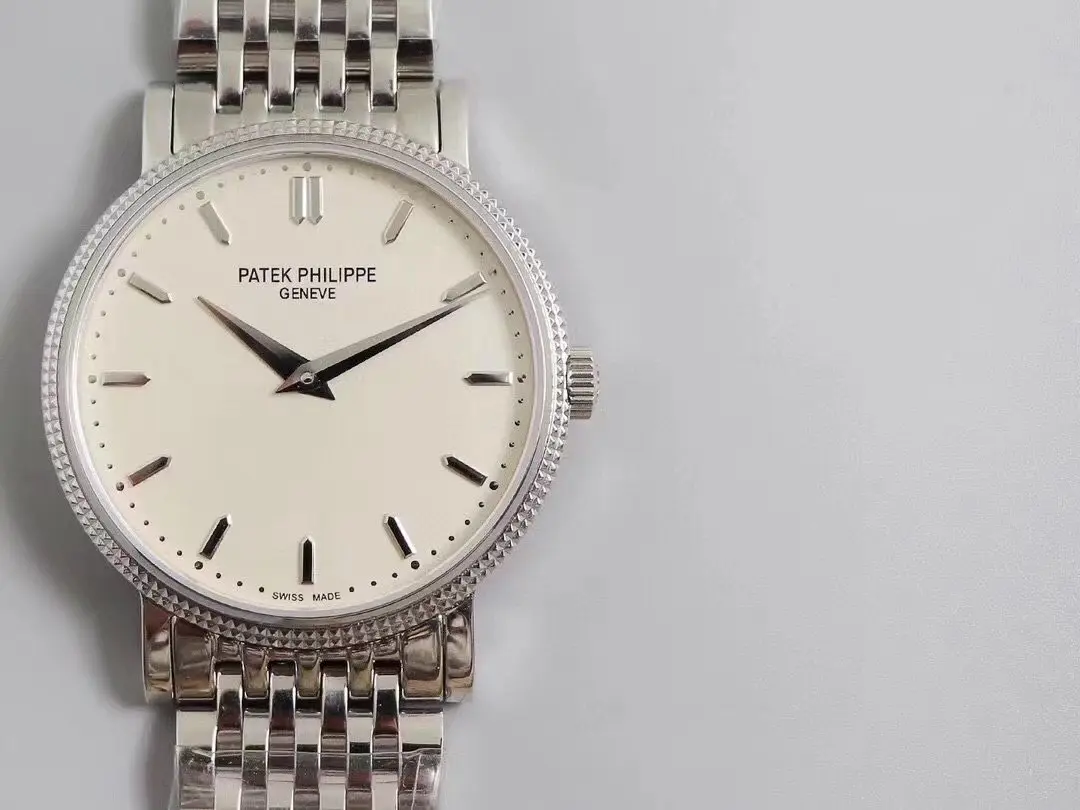 Colorful KM Factory Patek Philippe Calatrava 5120G Silver Super Clone Replica Watch 3437