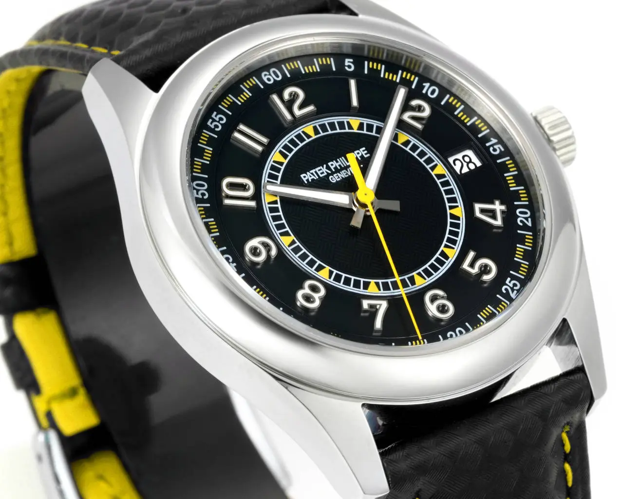 KM Factory Patek Philippe Calatrava 6007G Black Super Clone Replica Watch Comfortable 6435
