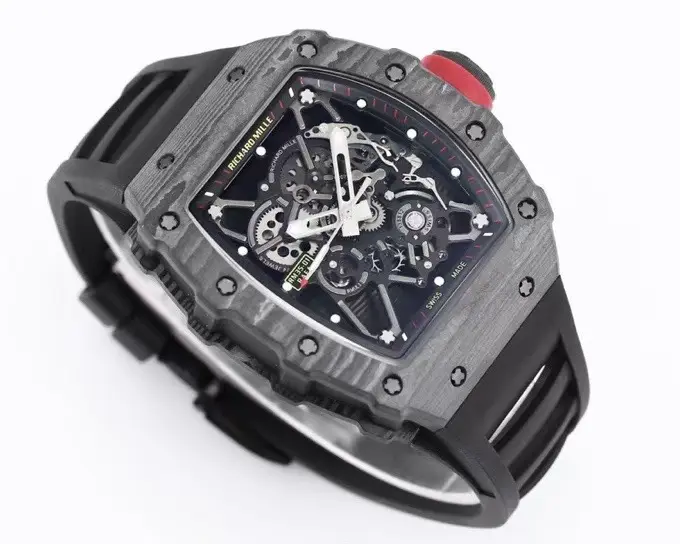 KV Factory Richard Mille RM 35-01 Rafael Nadal Black Super Clone Luxury Watch Colorful 6529