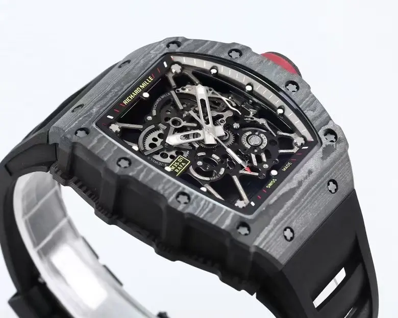 KV Factory Richard Mille RM 35-01 Rafael Nadal Black Super Clone Luxury Watch Colorful 6529