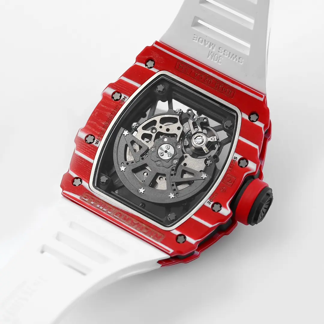 KV Factory Richard Mille RM 35-02 Red Rafael Nadal Super Clone Luxury Watch DailyWear 6538