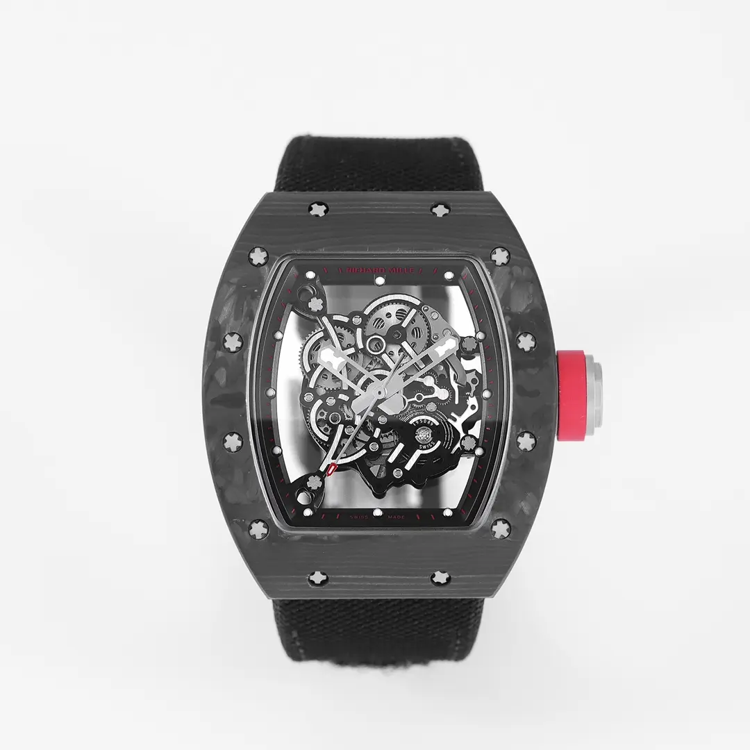 QuickDry KV Factory Richard Mille RM055 Carbon Black Super Clone Luxury Watch 6509