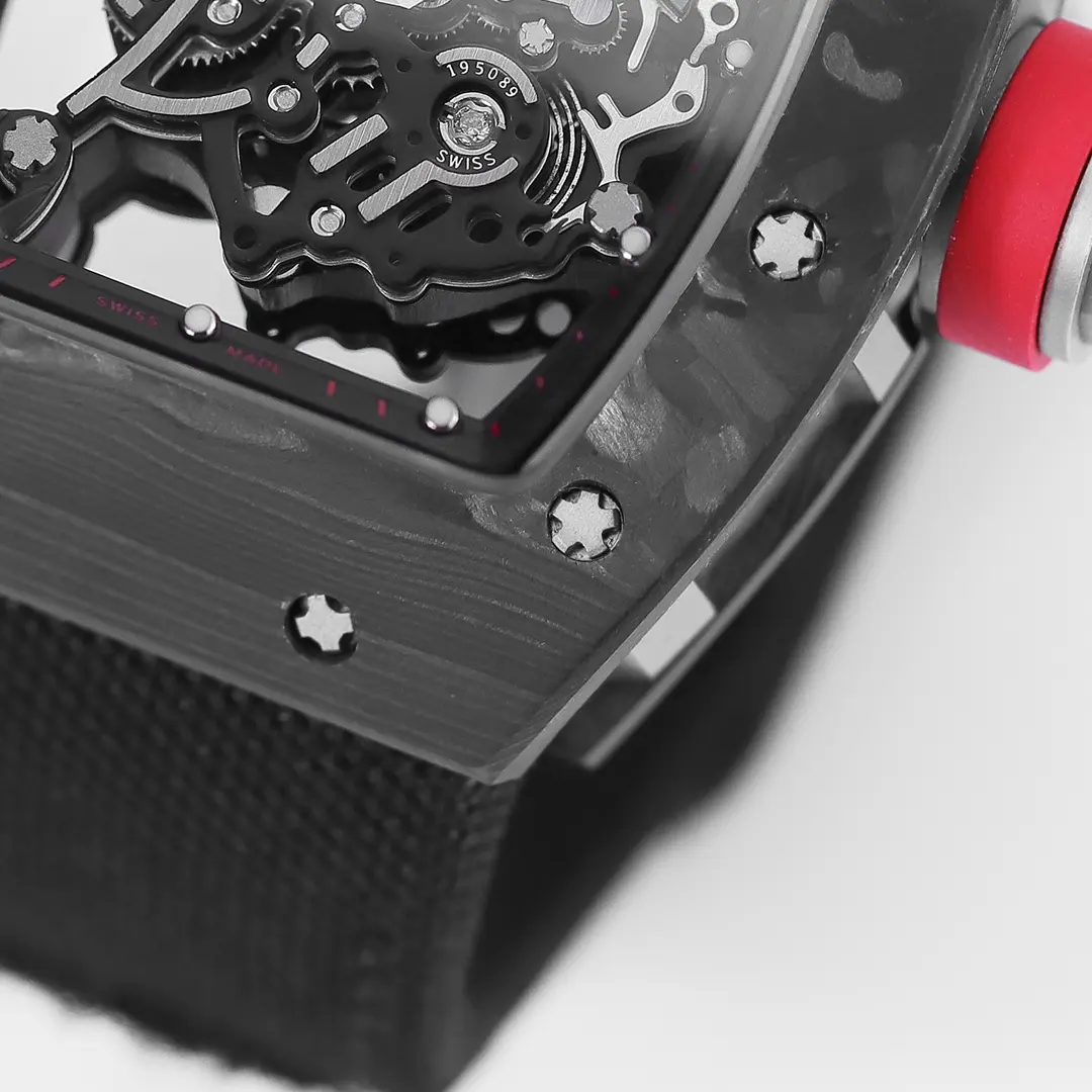 QuickDry KV Factory Richard Mille RM055 Carbon Black Super Clone Luxury Watch 6509