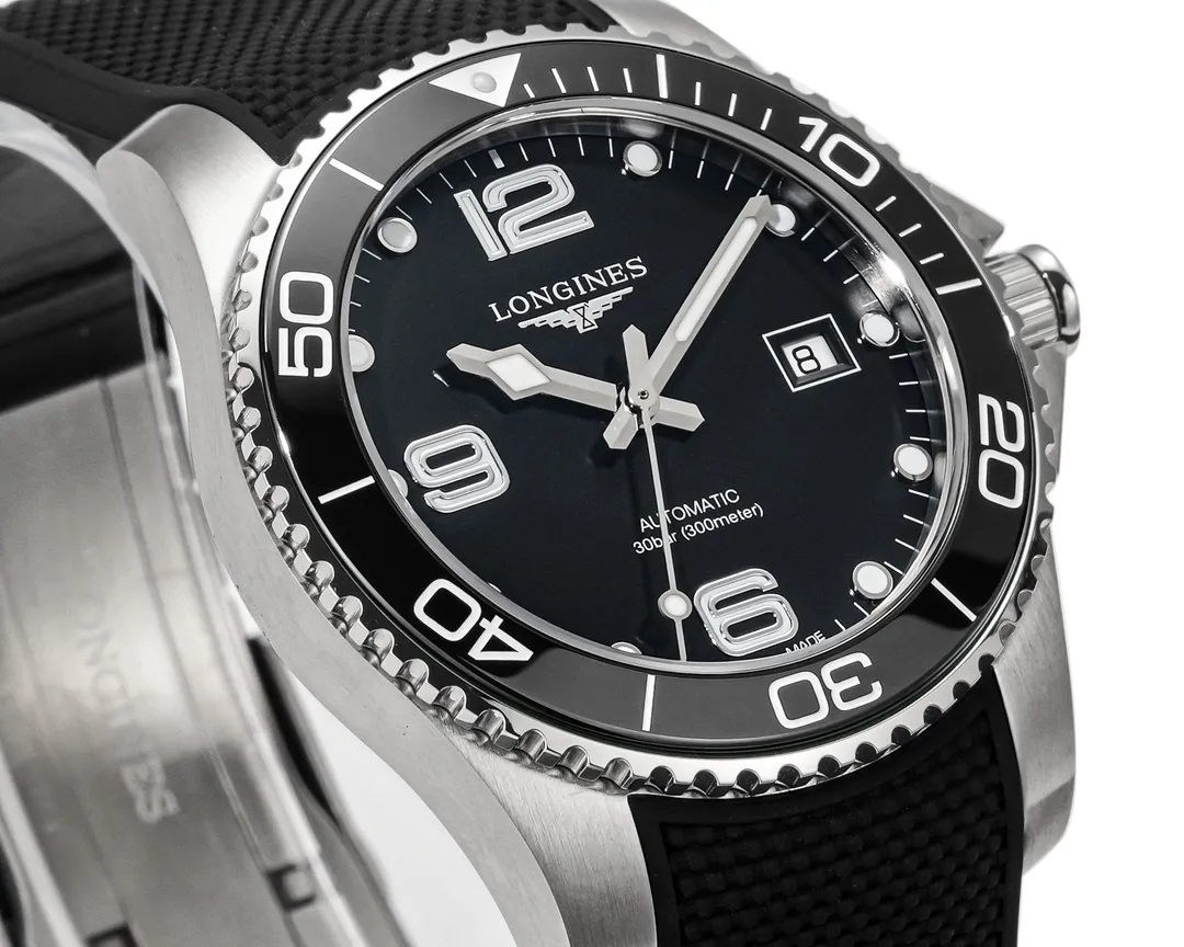 KY Factory Longines Conquest Black Dial Rubber Strap – Super Clone Watch Sustainable 4058