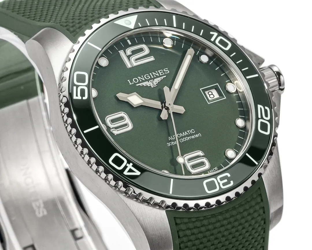 Sleek KY Factory Longines Conquest Green Dial Steel Watch – Best Replica Watches 6552