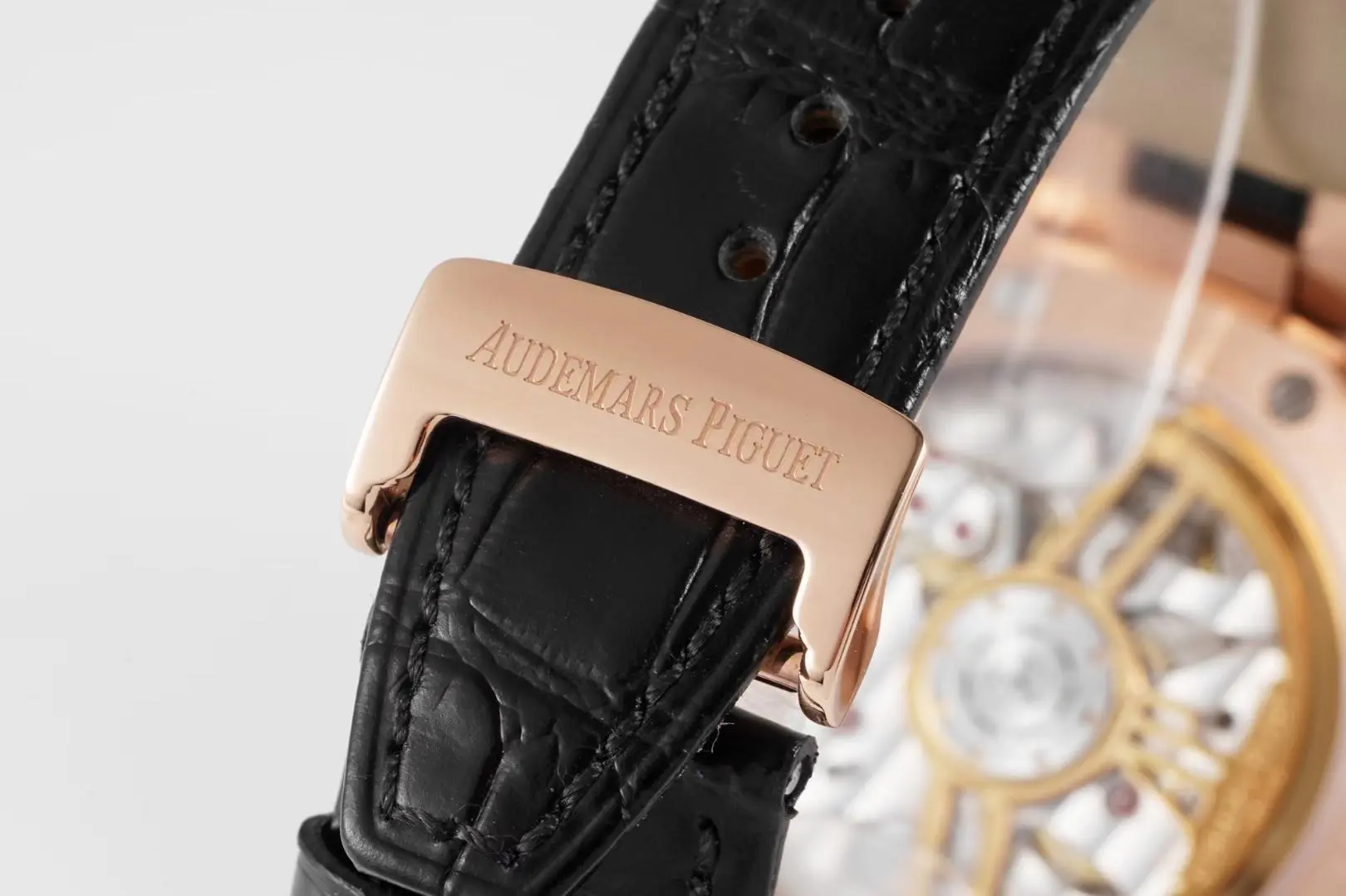 KZ Factory Audemars Piguet Royal Oak 15500 Rose Gold Black Super Clone Watch OdorResistant 1610