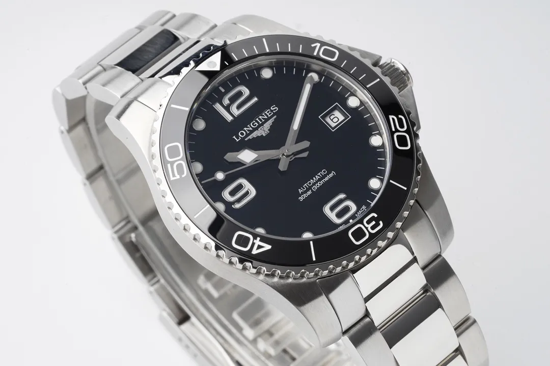 Minimalist KZ Factory Longines Conquest Black Dial Stainless Steel – Super Clone Watch 3977