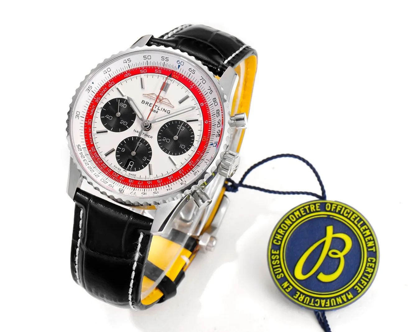 Affordable BLS Factory Breitling Navitimer Chronograph Automatic Watch – Stainless Steel Case 5550