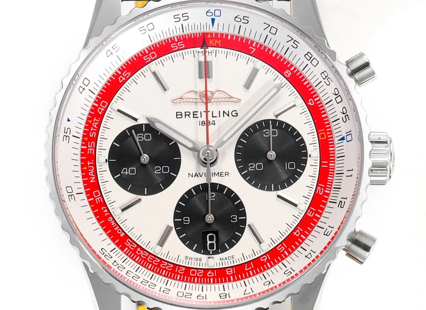 Affordable BLS Factory Breitling Navitimer Chronograph Automatic Watch – Stainless Steel Case 5550