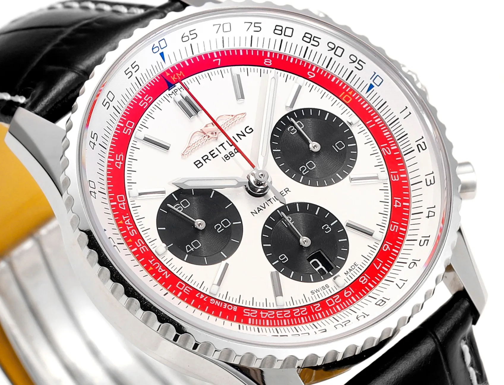 Affordable BLS Factory Breitling Navitimer Chronograph Automatic Watch – Stainless Steel Case 5550