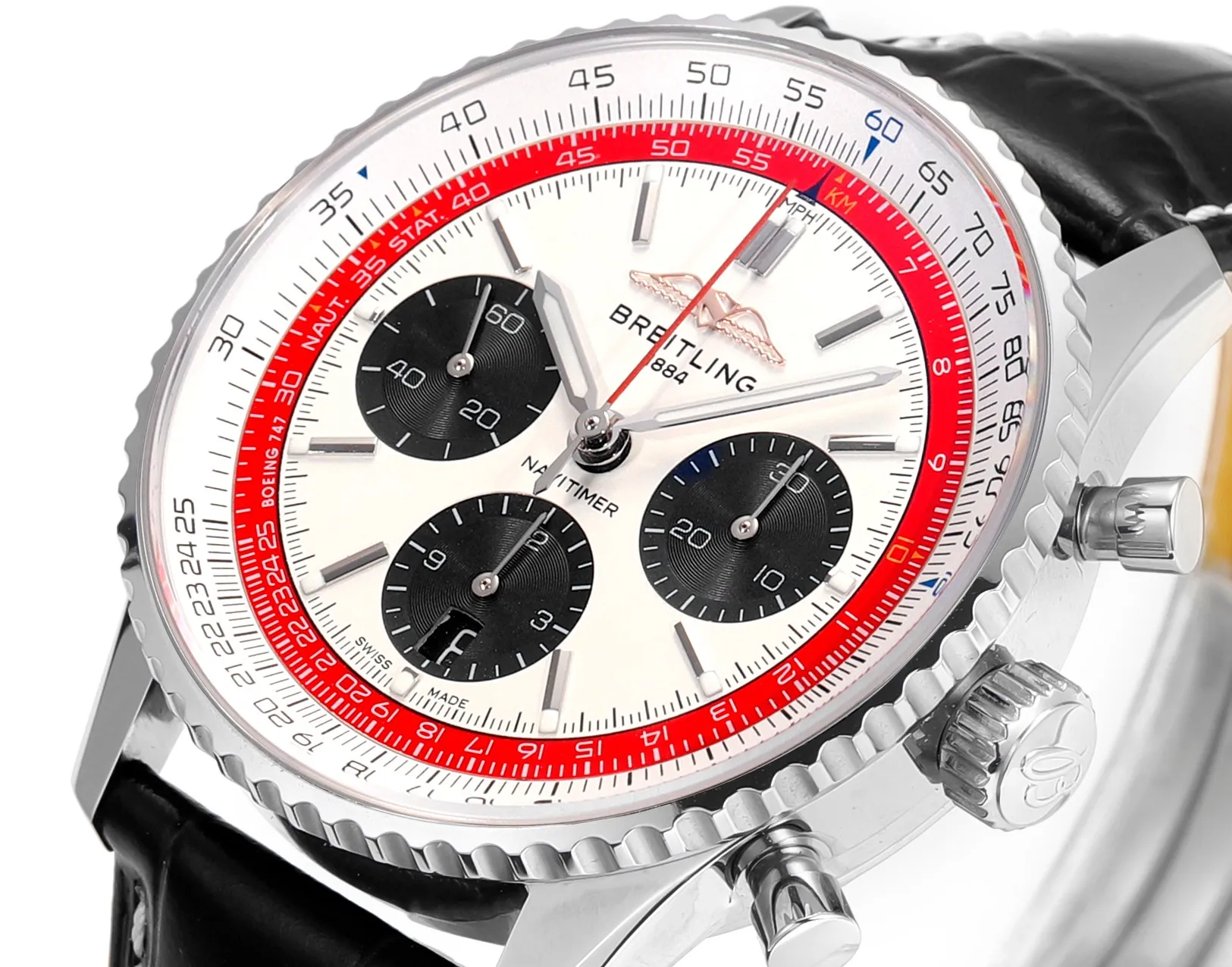 Affordable BLS Factory Breitling Navitimer Chronograph Automatic Watch – Stainless Steel Case 5550
