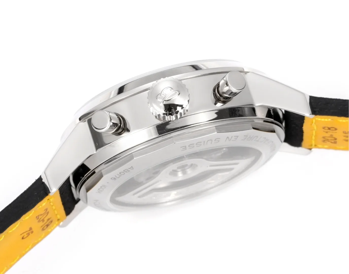 BLS Factory Breitling Navitimer Chronograph Watch with Silver Dial, Black Subdials Affordable 5555