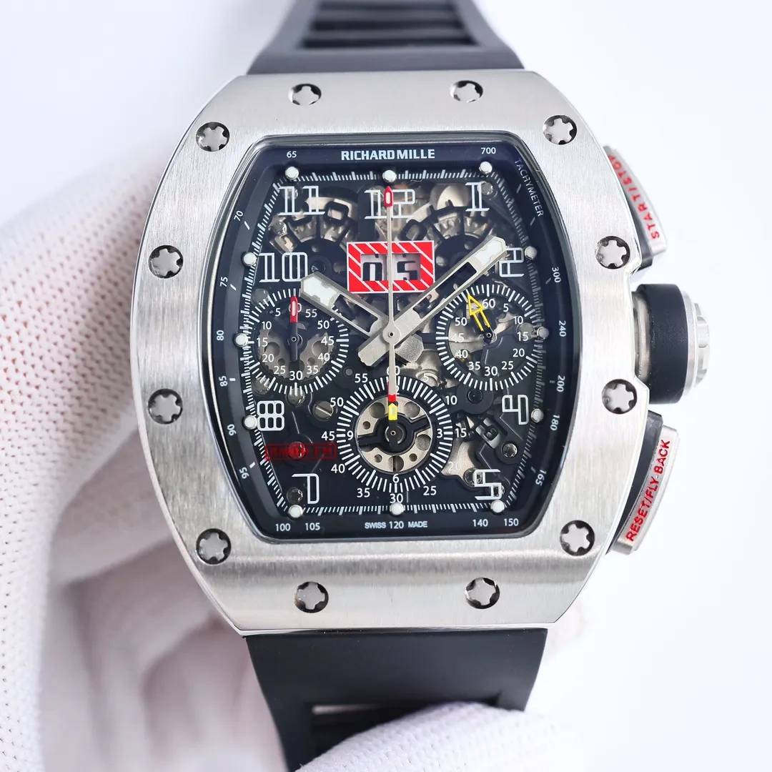 RM Factory Richard Mille RM011-FM Titanium Chronograph Black – Super Clone Watches Durable 7404