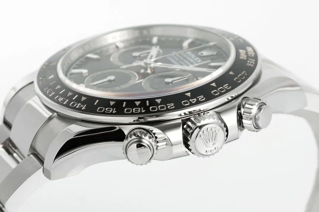 WellDesigned VS Factory Rolex Daytona M126500LN Perfect Edition – Silver Stainless Steel, Black Dial, Watches Chronograph 1