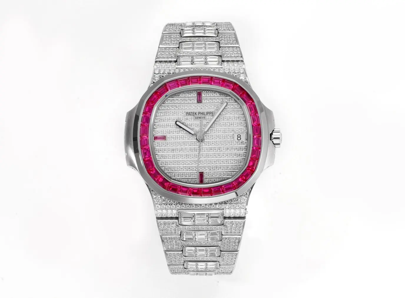 TechFriendly MP Factory Patek Philippe Nautilus 5719 White Gold Super Clone Replica Watch 6738