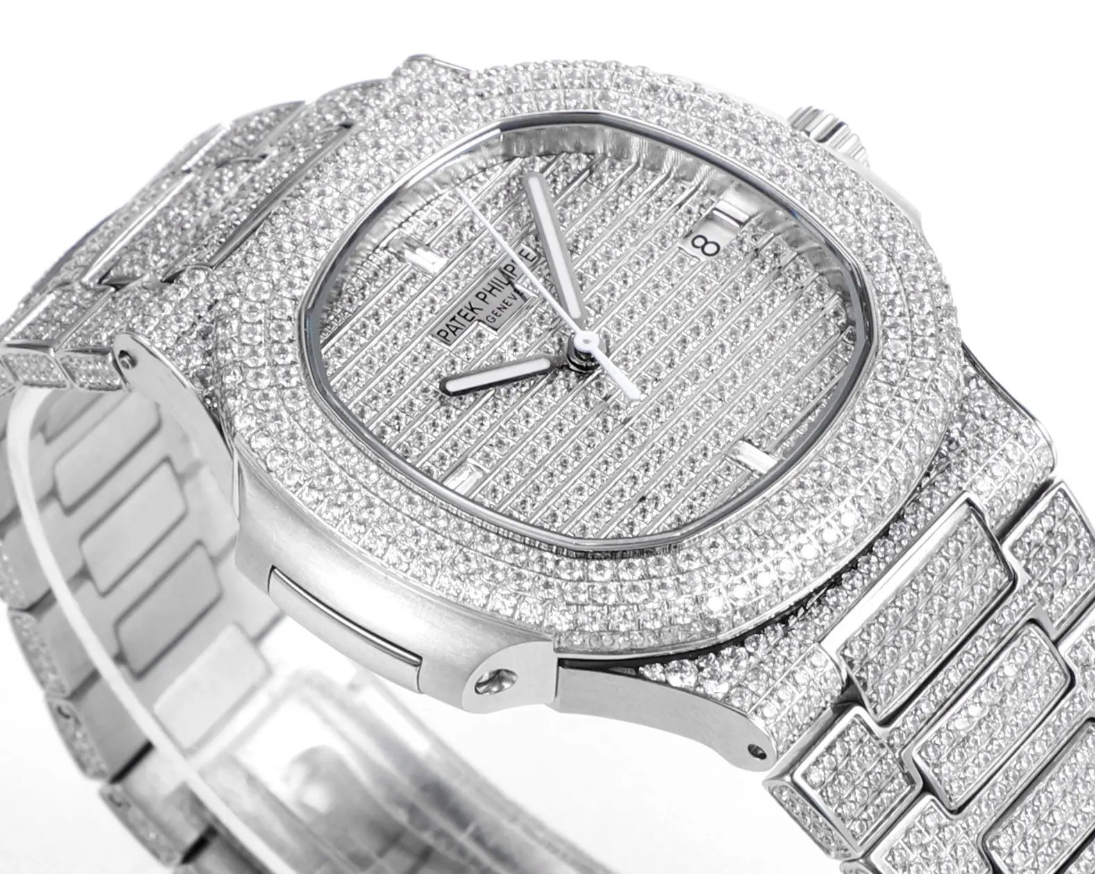 TechFriendly MP Factory Patek Philippe Nautilus 5719 10G Platinum Super Clone Replica Watch 6740