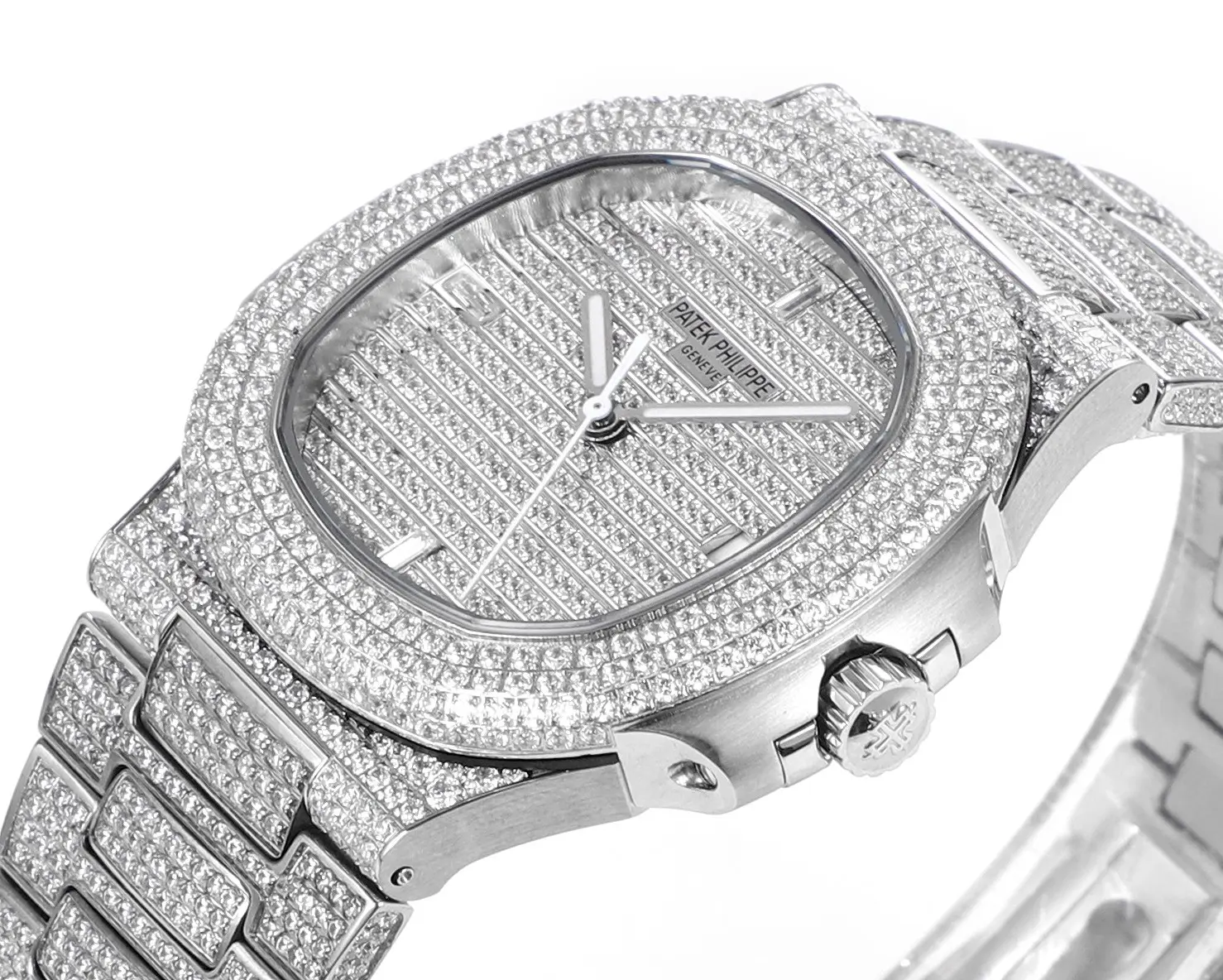 TechFriendly MP Factory Patek Philippe Nautilus 5719 10G Platinum Super Clone Replica Watch 6740