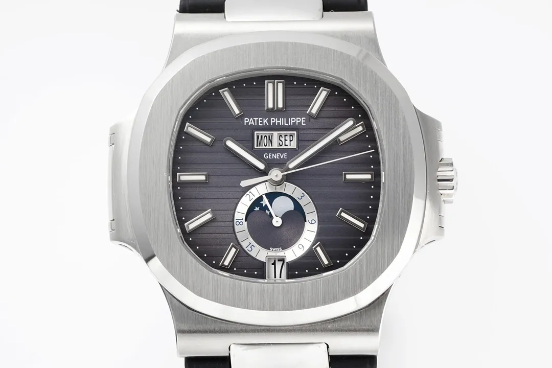 MP Factory Patek Philippe Nautilus 5726 1A Blue Rubber Super Clone Replica Watch Classic 6727