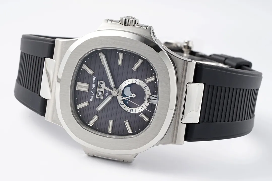 MP Factory Patek Philippe Nautilus 5726 1A Blue Rubber Super Clone Replica Watch Classic 6727