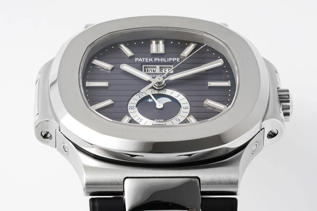 MP Factory Patek Philippe Nautilus 5726 1A Blue Rubber Super Clone Replica Watch Classic 6727