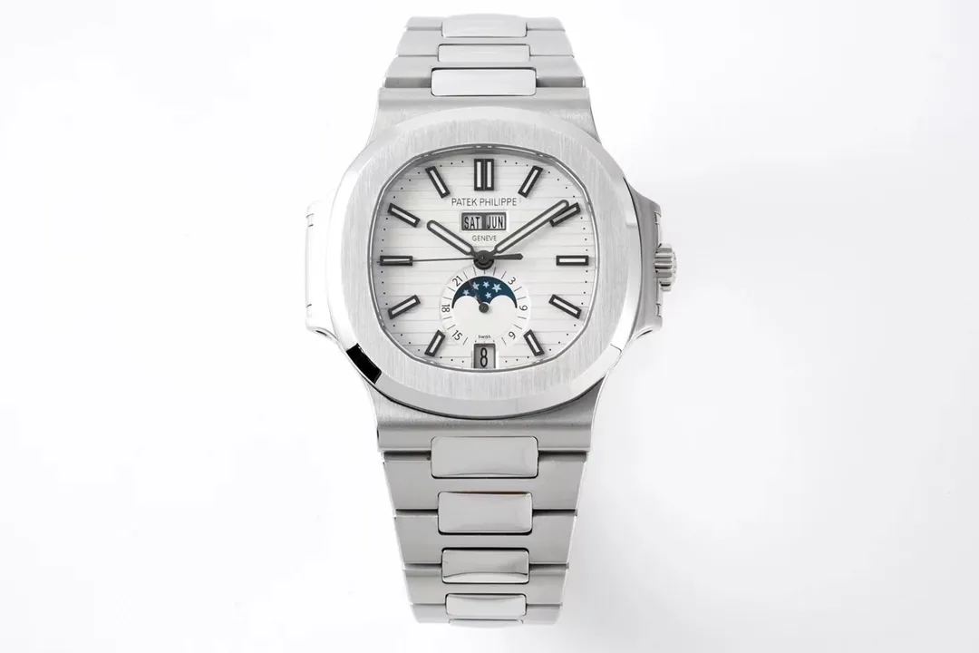 Efficient MP Factory Patek Philippe Nautilus 5726 1A Silver Super Clone Replica Watch 6765