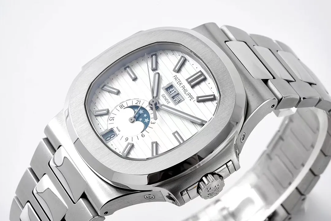 Efficient MP Factory Patek Philippe Nautilus 5726 1A Silver Super Clone Replica Watch 6765