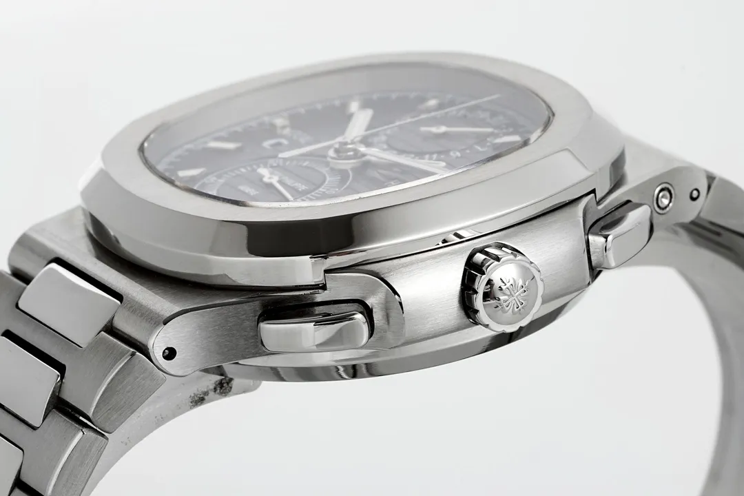 MP Factory SPP Nautilus 5990 1A Dual Time Steel Super Clone Watch FastDry 3181