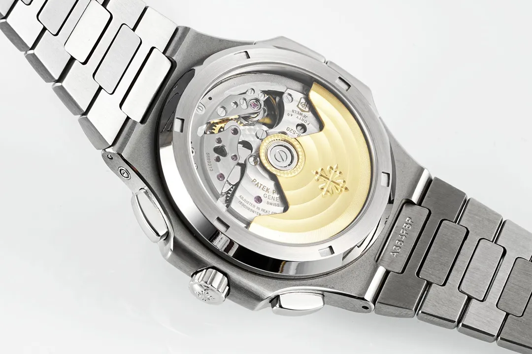 MP Factory SPP Nautilus 5990 1A Dual Time Steel Super Clone Watch FastDry 3181