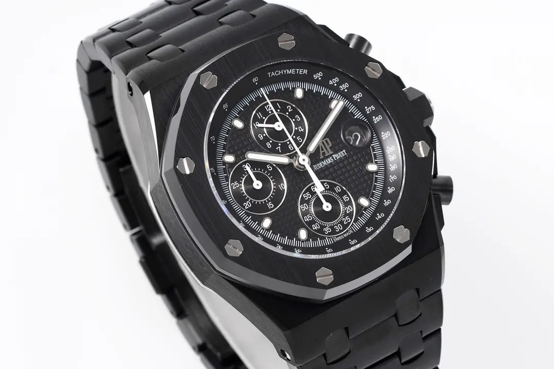 TechFriendly OM Factory Audemars Piguet Royal Oak Offshore Black Super Clone Watch 6872