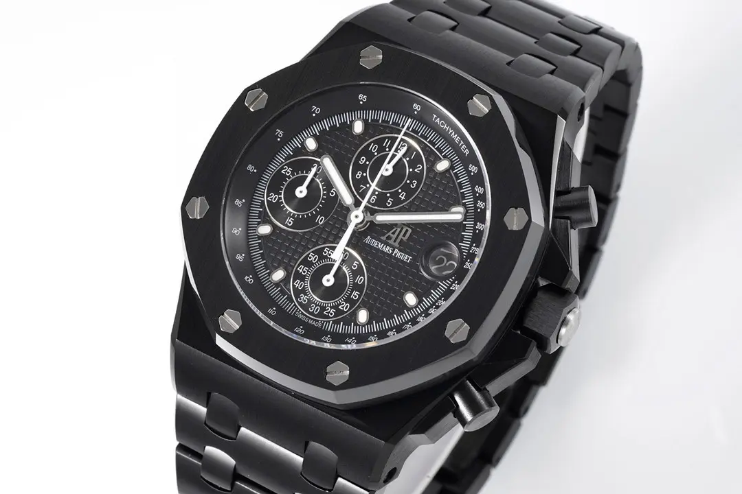 TechFriendly OM Factory Audemars Piguet Royal Oak Offshore Black Super Clone Watch 6872